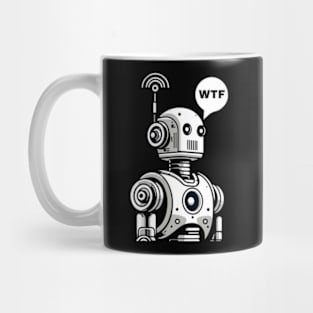 Robot Becomes Aware Mug